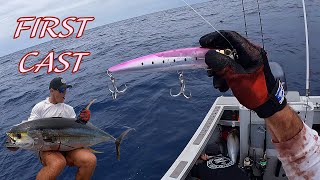 Never use this lure before  BEST SESSION EVER  Yellowfin Tuna Fever [upl. by Duwalt913]