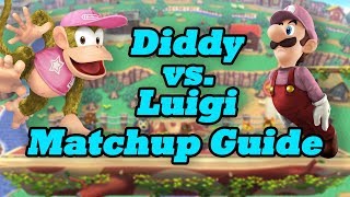 Diddy Kong vs Luigi Matchup Guide  Smash 4 [upl. by Ytisahcal]