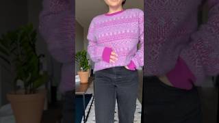 Sweater season ❄️🧶sweaterseason sweaterweather petitefashion fashiontiktok fashiondesigner [upl. by Yrrad]