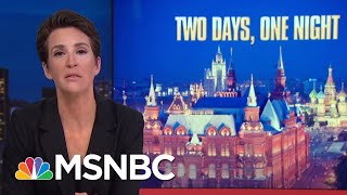 Report Supports Dossier Contradicts President Trump On Night In Moscow  Rachel Maddow  MSNBC [upl. by Oilime963]