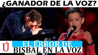 El gran error de David Bisbal con este niño de La Voz Kids que cantaba como los ángeles Lucas Mesa [upl. by Bander239]