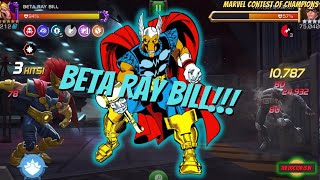 How To Use The New MCOC Beta Ray Bill Thunder God [upl. by Arenat]