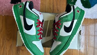 Nike SB Dunk Low Heineken Review [upl. by Caplan844]