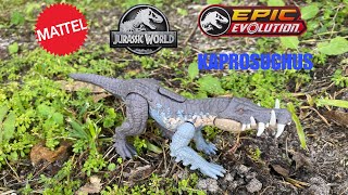 Mattel Jurassic World Epic Evolution Strike Attack Kaprosuchus review [upl. by Rihana]