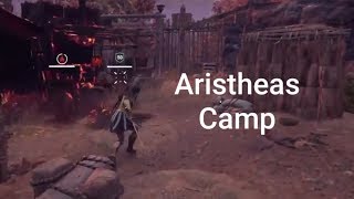 Assassins Creed Odyssey  Aristeas Military Camp  Loot treasure [upl. by Nedyarb79]