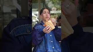 Did some snacking in Little Italy with alessiacara  Full video posted on IG and TikTok nyc [upl. by Dick]