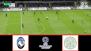 ATALANTA VS CELTIC  UEFA CHAMPIONS LEAGUE 20242025  FOOTBALL LIFE 2024 [upl. by Mohammad]