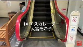 【東芝】1X エスカレーター 大宮そごう 1X escalator Omiya SOGO department store Saitama Japan [upl. by Alvy]