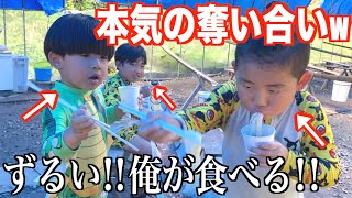 自分で食料を確保しろ‼︎大自然の中で釣り＆流しそうめんに大人も子供も大はしゃぎw【前編】 [upl. by Zennie]