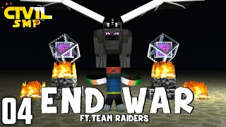 END WAR FTTEAM RAIDERS  MINECRAFT CIVIL SML EP04 ENDWAR  APGMC fallcashgaming8578 [upl. by Jeramey]