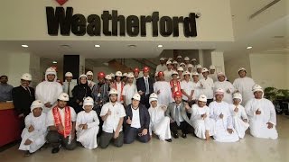 Young ADIPEC 2016 Visit to Weatherford Abu Dhabi Manufacturing Facility [upl. by Aklim947]