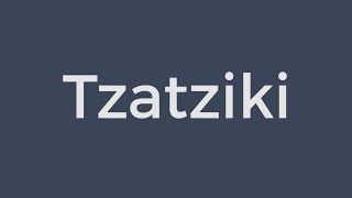 How to Tzatziki [upl. by Ignacius174]