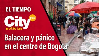 CityNoticias 8pm 17 de noviembre Balacera crimen y pánico en el centro de Bogotá [upl. by Nilsoj]