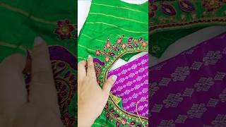 Meesho saree with blouse Navaratri 9th days foryou [upl. by Jeb200]