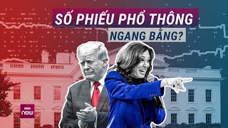 Bà Harris có thể mất lợi thế về số phiếu phổ thông trong cuộc đua nước rút với ông Trump  VTC Now [upl. by Ettevey]