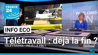 Télétravail  déjà la fin  • FRANCE 24 [upl. by Ylsew]