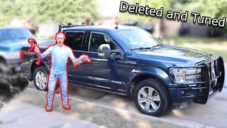 How to delete a 30L Powerstroke 2019 Ford F150 Platinum DPF and EGR Delete [upl. by Yrogiarc]