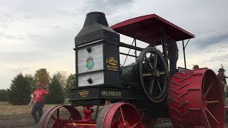 Rumely Oilpull Model quotFquot plowing at 2017 Rumely Expo [upl. by Mel]