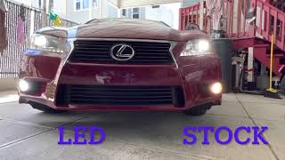 2013 Lexus GS 350 LED Fog Lights Install [upl. by Sherr400]