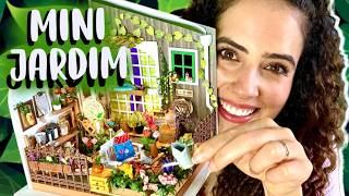 MONTEI um KIT MINIATURA de JARDIM Paula Stephânia [upl. by Llennej468]