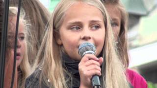 10 year old girl singing quotCastle on a cloudquot [upl. by Farrica210]