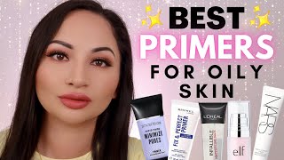 TOP 5 BEST PRIMERS for OILY SKIN  CONTROLS OIL amp SMOOTHS PORES  MAKEUP LASTS ALL DAY [upl. by Anissa522]