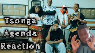 Mashbeatz Wordz  Tsonga Agenda Music Video Reaction [upl. by Nosretep]