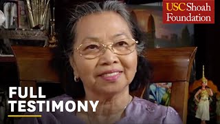 Cambodian Genocide Survivor Saoran Latour Full Testimony  USC Shoah Foundation [upl. by Edmund]