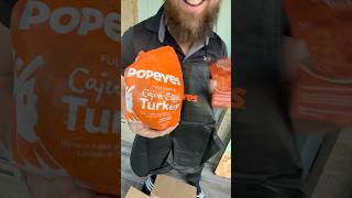 stay tuned ​⁠popeyes popeyes cajunstyleturkey turkey cajunstyle fullycooked thanksgiving [upl. by Yemaj]