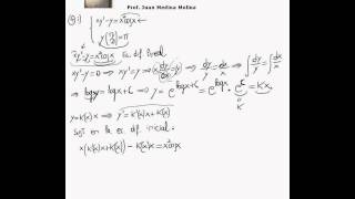 Problema 2 sobre ecuaciones diferenciales lineales de primer orden [upl. by Reeves]