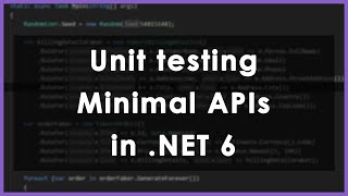 How to unit test Minimal APIs in NET 6 and why its hard [upl. by Mufi]