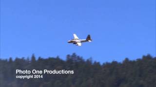 Tanker 48 drops retardant on the Shirley Fire [upl. by Adamok]