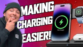 Apple 3IN1 Wireless Charging Station One Plug For Everything [upl. by Nwad173]