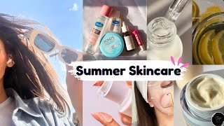 Summer Skincare Routine For Glowing Skin ✨ [upl. by Alisan]