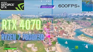 RTX 4070  Ryzen 7 7800x3D  Fortnite Chapter 5 Season 1  Performance Mode  Low Meshes [upl. by Liatrice]