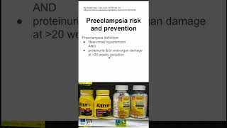 Preeclampsia risk and prevention [upl. by Misty]