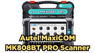 Autel MaxiCOM MK808BT PRO Scanner [upl. by Weld975]