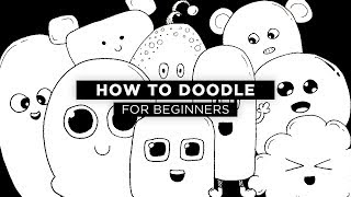 DOODLE TUTORIAL How To Doodle For Beginners  Easy Doodling with Basic Shapes [upl. by Bascomb]