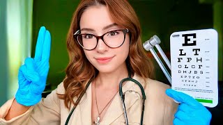 ASMR Examen Nerf Crânien Détaillé ♡ Yeux Oreilles Cranial Nerve Examen Français RP [upl. by Philan]