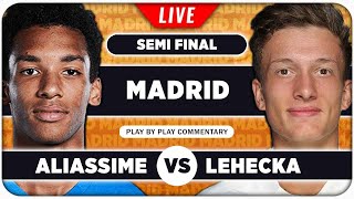 AUGER ALIASSIME vs LEHECKA • ATP Madrid 2024 SF • LIVE Tennis PlaybyPlay Stream [upl. by Grantham]