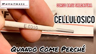 💯💥 Come saldare l’elettrodo cellulosico E6010 spiegato passo passo per principiante saldatura [upl. by Schulman]