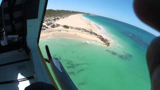 Surf Life Saving WA Westpac Lifesaver Rescue Helicopter  shark spotting at Yanchep [upl. by Boorer630]