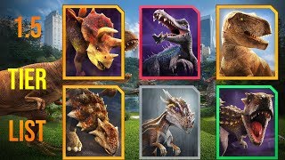 Jurassic World Alive 15 Tier List Breakdown Best and Worst Dinos In The Game [upl. by Berna427]