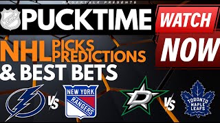 NHL Predictions Picks amp Odds  Lightning vs Rangers  Wild vs Blackhawks  PuckTime Feb 7 [upl. by Lyndy]