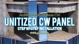 How to install unitized cw panels step by step [upl. by Fusco]