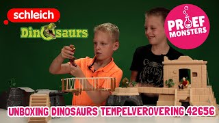 Proefmonsters gaan op avontuur met schleich DINOSAURS Tempelverovering [upl. by Terr]