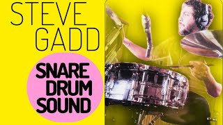 How To Get Your SNARE DRUM Sounding Like STEVE GADD Tutorial 2023 [upl. by Aliber]