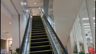 【日立】1X新しいエスカレーター 徳山デッキ 1X new escalator Tokuyama Deck shopping mall Tokuyama Yamaguchi Japan [upl. by Anyotal]