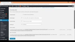 How to enable or disable order confirmation e mails in woocommerce [upl. by Trab]