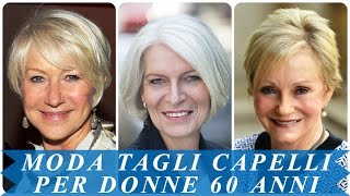 Moda tagli capelli per donne 60 anni [upl. by Acisset81]